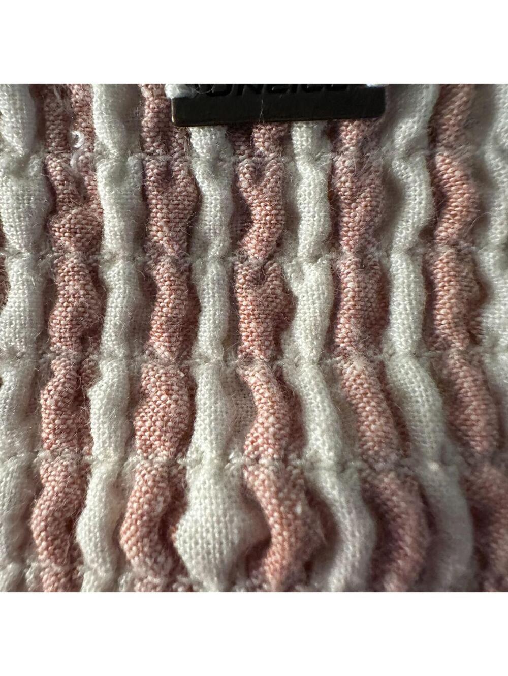 O’Neill Pink Cream Striped Wide Leg Beach Pants Size XS - Picture 4 of 5